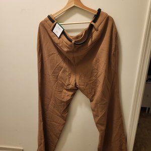 Charter Club- Trouser- 16W- Tan- With Belt- Never Worn